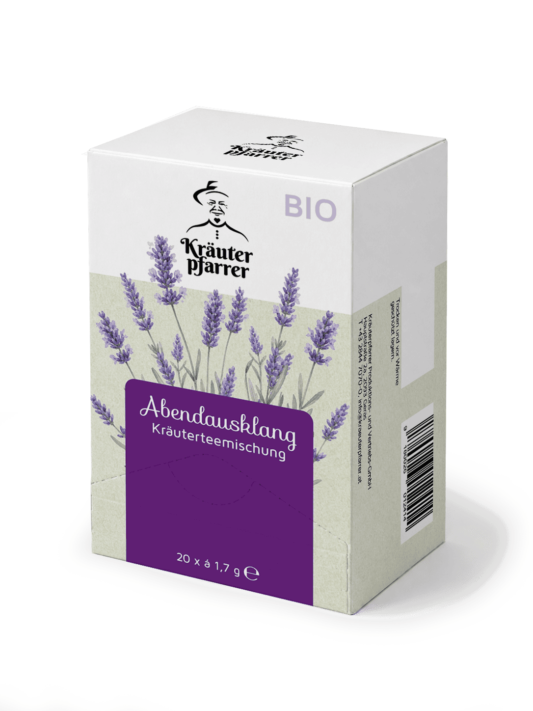 Bio Kräutertee Abendausklang in Teebeuteln