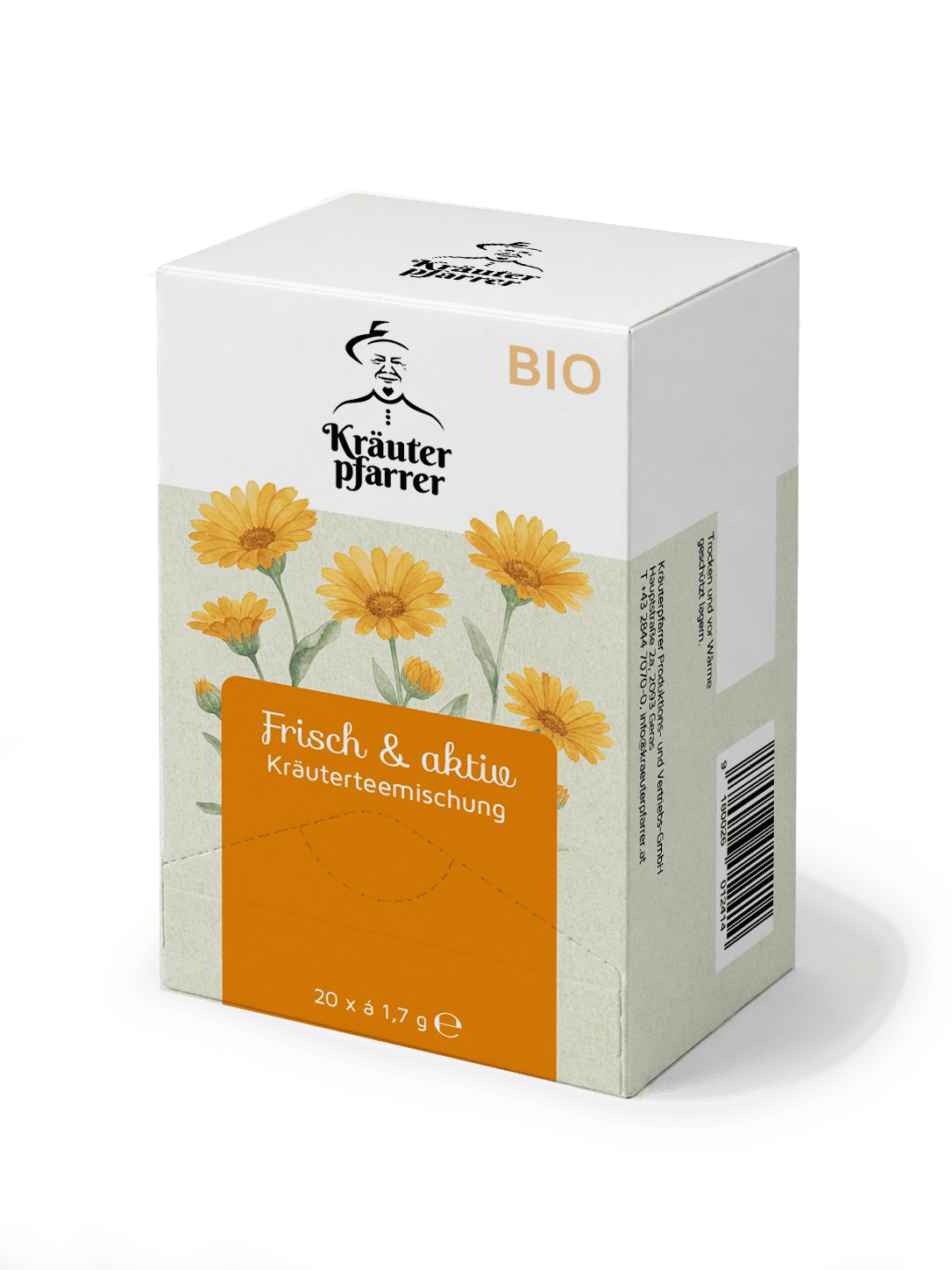 Bio Kräutertee Frisch & aktiv in Teebeuteln