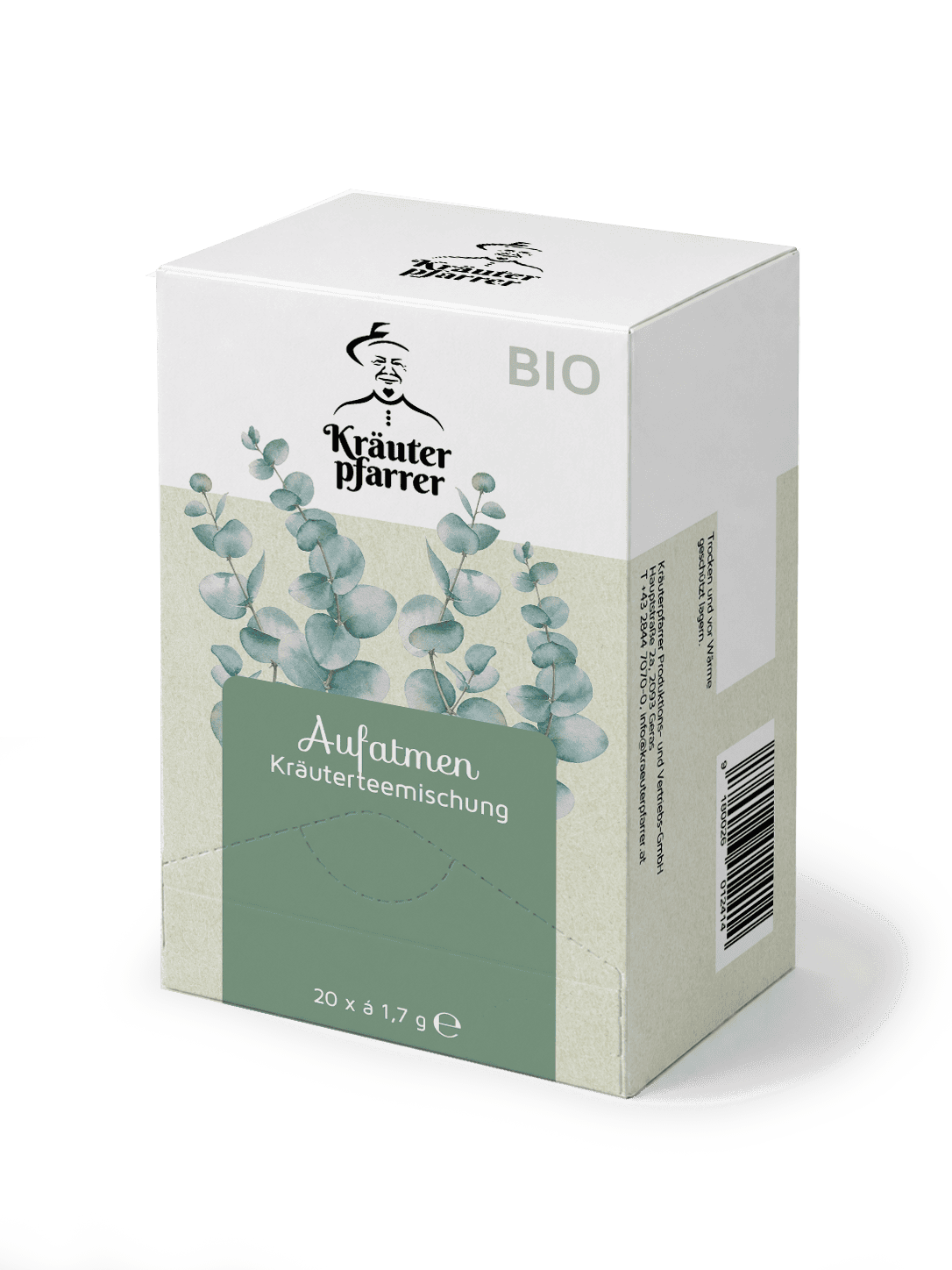Bio Kräutertee Aufatmen in Teebeuteln
