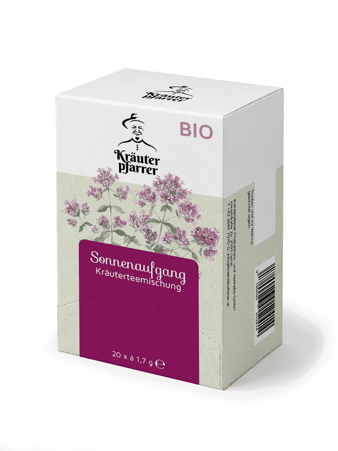 Bio Kräutertee Sonnenaufgang in Teebeuteln